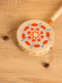 Сувенирный музыкальный инструмент «Клон тонг цветок», 20×2×8 см