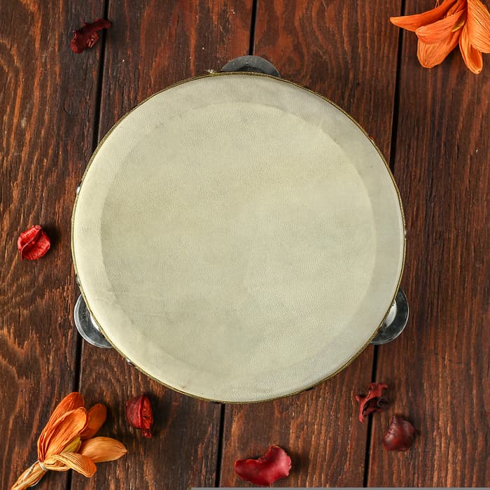 Сувенирный музыкальный инструмент «Бубен», 19×19×6 см