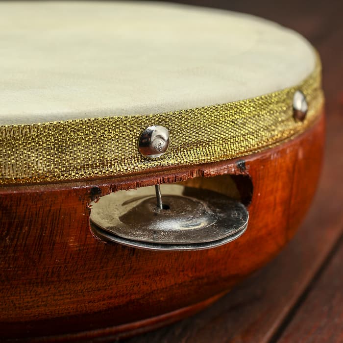 Сувенирный музыкальный инструмент «Бубен», 19×19×6 см