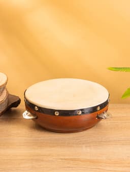 Сувенирный музыкальный инструмент «Бубен», 19×19×6 см