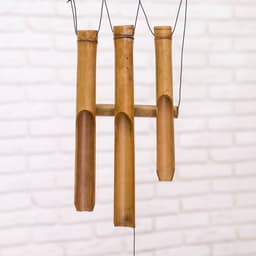 Музыка ветра «Сова», 83×20×4 см, бамбук, МИКС