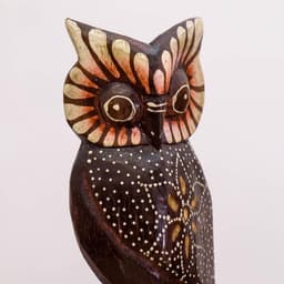 Музыка ветра «Сова», 83×20×4 см, бамбук, МИКС