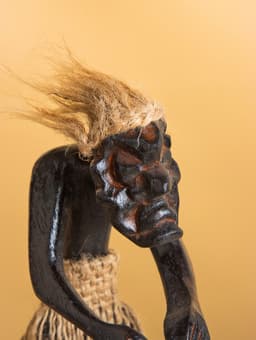 Сувенир «Абориген-барабанщик», 21×7×7 см, дерево