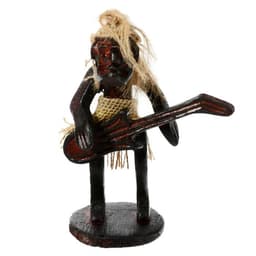 Сувенир «Абориген-гитарист», 16×10×8 см, дерево
