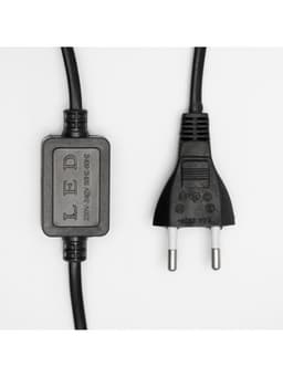 Светодиодная фигура «Снежинка», 54 см, дюралайт, 120 LED, 220 В, мерцание, свечение синий/белый