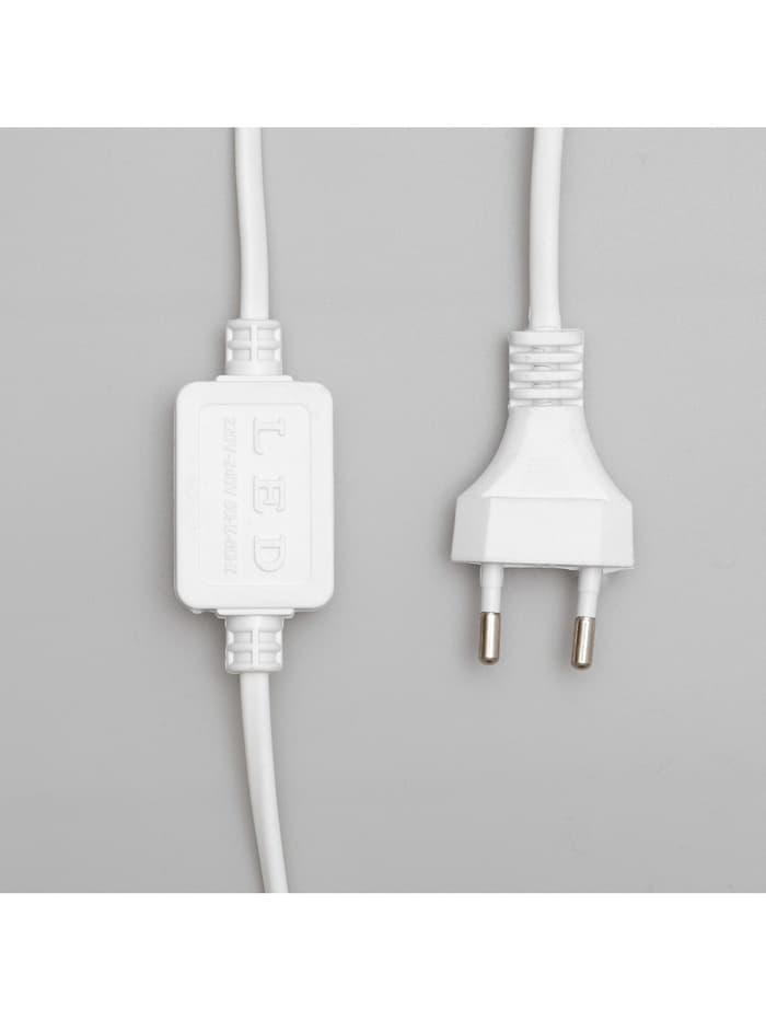 Светодиодная фигура «Олень с санями», олень: 48×48×22 см, сани: 45×23×23 см, дюралайт, 216 LED, 220 В, мерцание, свечение белое/синее