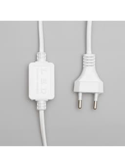 Светодиодная фигура «Олень с санями», олень: 48×48×22 см, сани: 45×23×23 см, дюралайт, 216 LED, 220 В, мерцание, свечение белое/синее