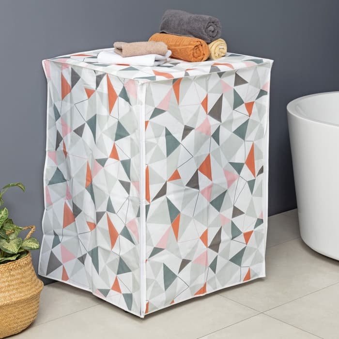 Чехол для стиральной машины с горизонтальной загрузкой Доляна, 58×62×85 см, ЭВА, МИКС