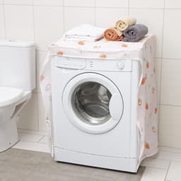 Чехол для стиральной машины с горизонтальной загрузкой Доляна, 58×62×85 см, ЭВА, МИКС