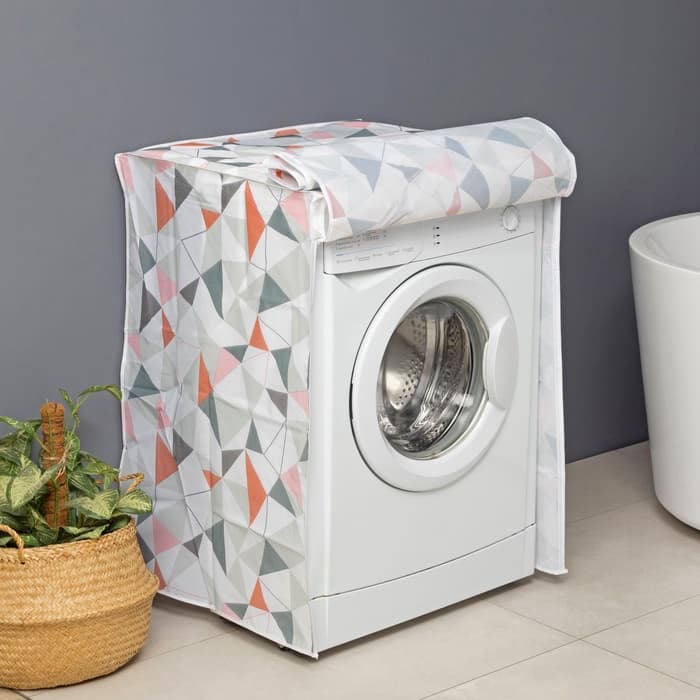 Чехол для стиральной машины с горизонтальной загрузкой Доляна, 58×62×85 см, ЭВА, МИКС