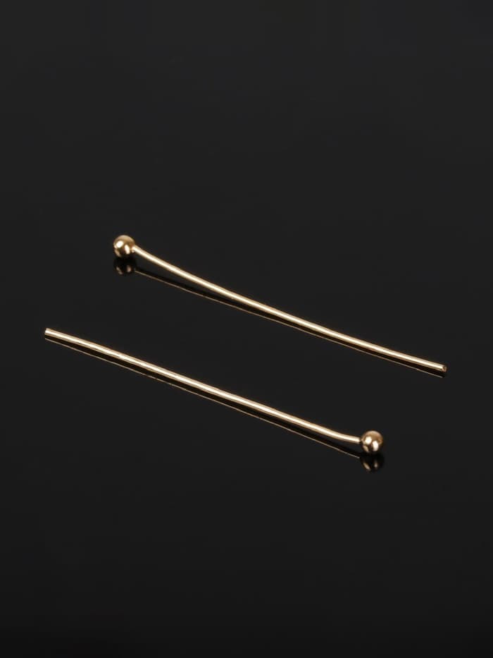 Штифт с шариком СМ-1103-13, 3 см, 50 г, (± 708 шт.), цвет золото