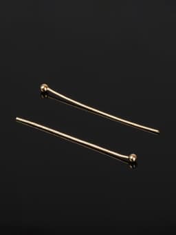 Штифт с шариком СМ-1103-13, 3 см, 50 г, (± 708 шт.), цвет золото