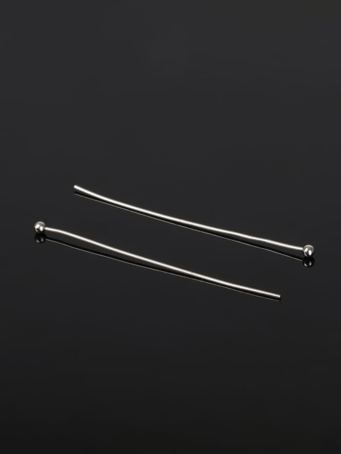 Штифт с шариком СМ-1103-11, 4 см, 50 г, (±557 шт.), цвет серебро