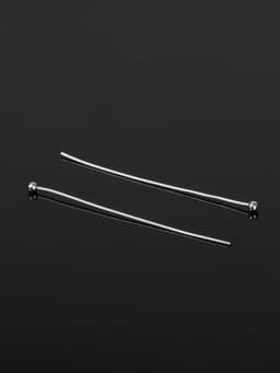Штифт с шариком СМ-1103-11, 4 см, 50 г, (±557 шт.), цвет серебро