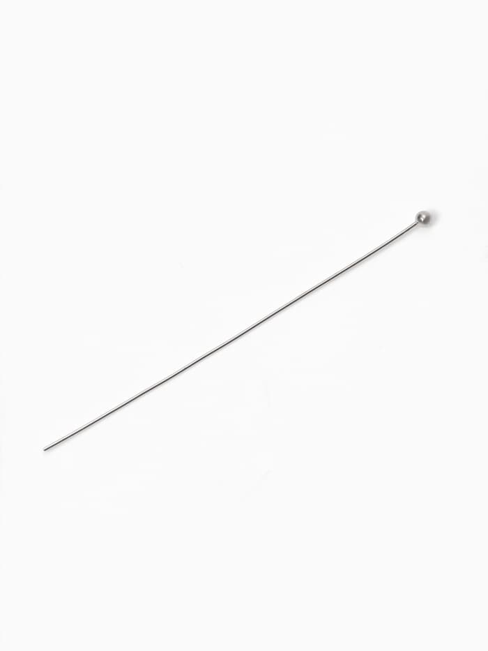 Штифт с шариком СМ-1103-10, 5 см, 50 г, (± 465 шт.), цвет серебро