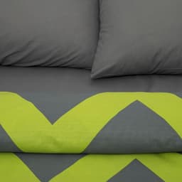 Постельное бельё 2-спальное «Этель. Зелёный шеврон», поплин