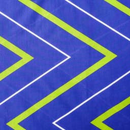 Постельное бельё 2-спальное «Этель. Зелёно-синие зигзаги», поплин