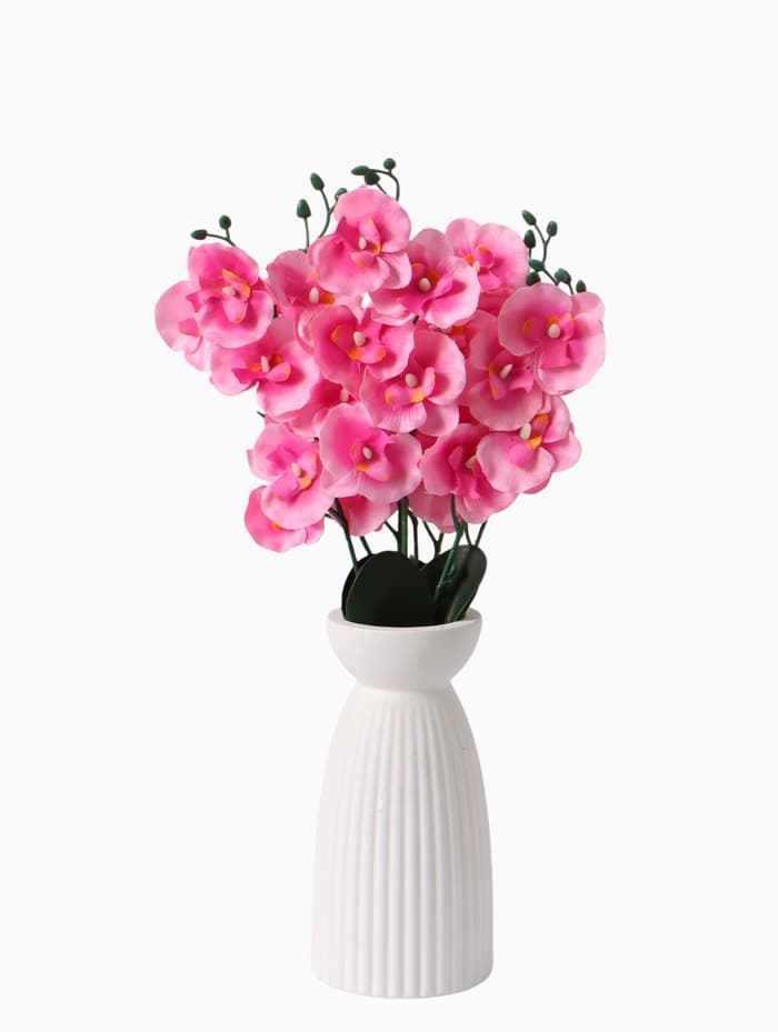 Цветы искусственные «Орхидея Фаленопсис мультифлора», 6×37 см, розовый МИКС