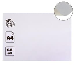 Картон хром-эрзац, А4 (21×30 см), 350 г/м², «Ладога», немелованный, 0.5 мм