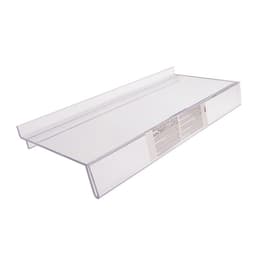 Полка для экономпанелей, для обуви, с ценникодержателем, 24.5×11.5 см, оргстекло, 3 мм