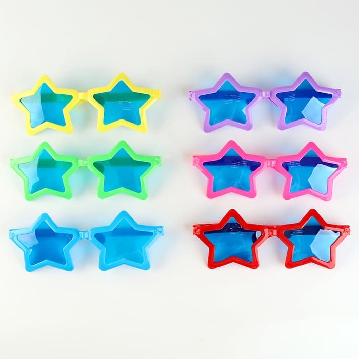 Очки-гигант «Звёздочка», матовые, цвета МИКС