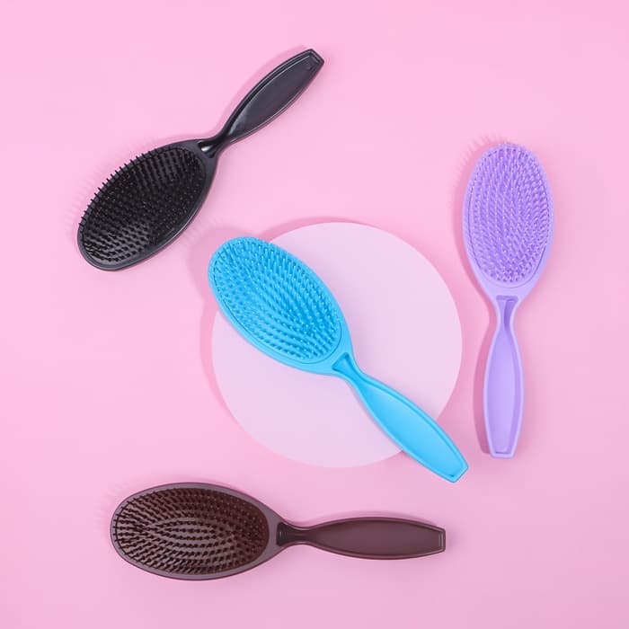 Расчёска массажная, 22×6 см, МИКС