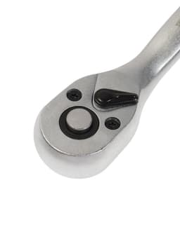 Вороток с трещоткой ТУНДРА, CrV, квадрат 3/8", 2К рукоятка, 72 зубца, 200 мм