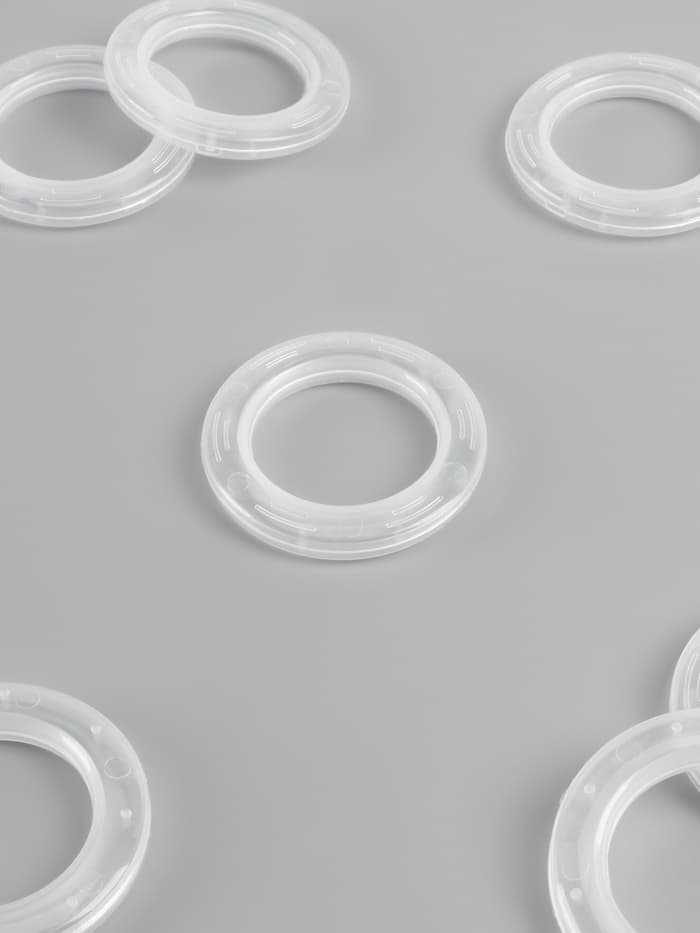 Люверсы для штор, d=4/6.5 см, 10 шт., прозрачные