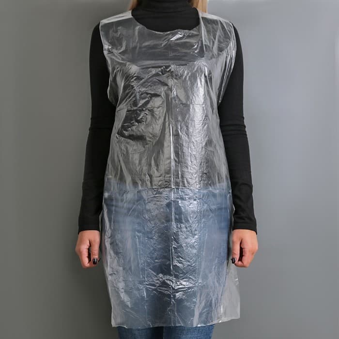 Фартуки одноразовые ПНД, 108×70 см, плотность 19-21 мкм, 100 шт./уп