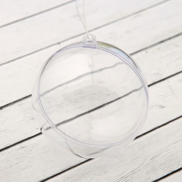 Ёлочный шар заготовка, раздельные части «Шар», диаметр собранного 7 см