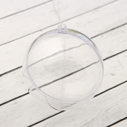 Ёлочный шар заготовка, раздельные части «Шар», диаметр собранного 7 см