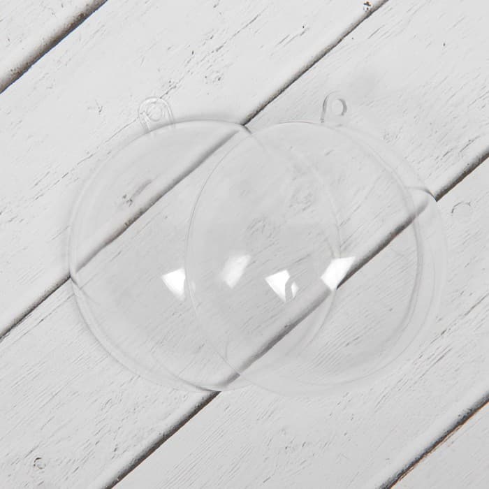 Ёлочный шар заготовка, раздельные части «Шар», диаметр собранного 7 см