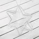 Заготовка - подвеска, раздельные части «Звезда 6-ти конечная», размер собранного: 4.3×10×10 см