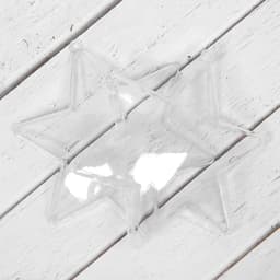 Заготовка - подвеска, раздельные части «Звезда 6-ти конечная», размер собранного: 4.3×10×10 см