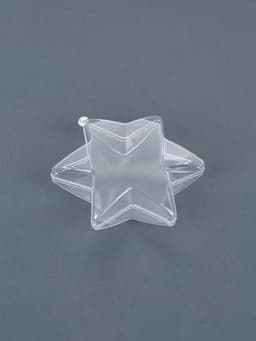 Заготовка - подвеска, раздельные части «Звезда 6-ти конечная», размер собранного: 4.3×10×10 см