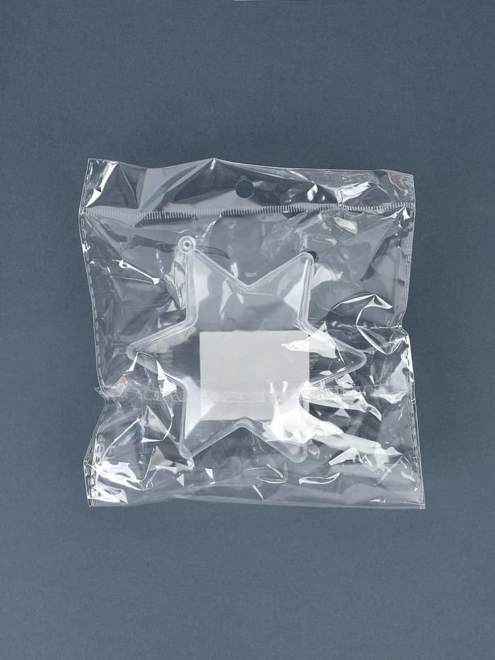 Заготовка - подвеска, раздельные части «Звезда 6-ти конечная», размер собранного: 4.3×10×10 см