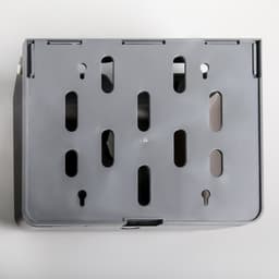 Диспенсер для бумажных полотенец в листах, пластиковый (макс. 200 шт.), 27×11×20.5 см, чёрный