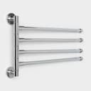 Держатель для полотенец с 4-мя поворотными панелями, Accoona A121-4, хром