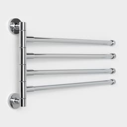 Держатель для полотенец с 4-мя поворотными панелями, Accoona A121-4, хром