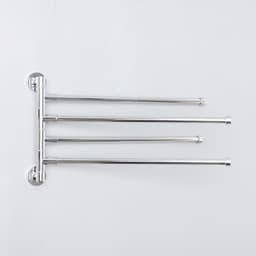 Держатель для полотенец с 4-мя поворотными панелями, Accoona A121-4, хром