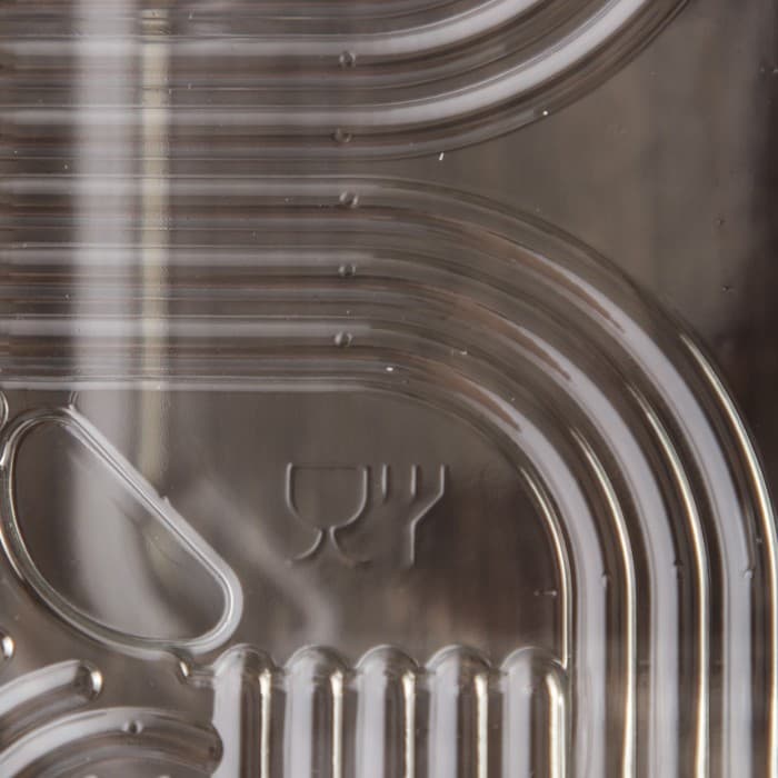 Контейнер одноразовый с неразъёмной крышкой ПР-К-7 А, пластик, 250 мл, 21.5×13.5×7.2 см, прозрачный