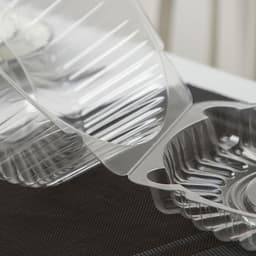 Контейнер для торта одноразовый с неразъёмной крышкой ИП-52 В, 23×11.4 см, внутренний 21×10.1 см, пластик, прозрачный