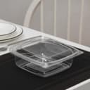 Контейнер одноразовый с неразъёмной крышкой ПР-СК-РГ-А, пластик, 750 мл, 16.8×6 см, прозрачный