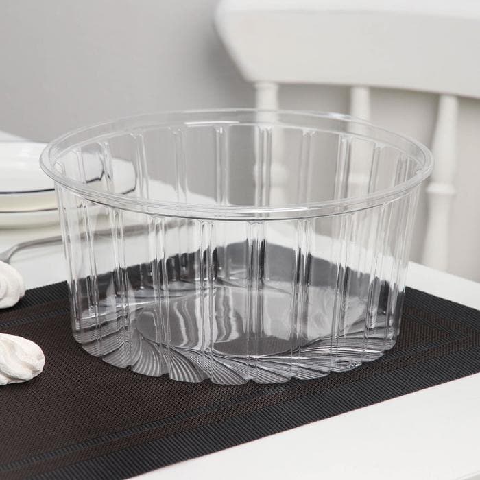 Крышка для тортницы пластиковая одноразовая ПР-Т-1430, 25×13 см, внутренний 22×11.7 см, прозрачная