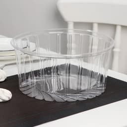 Крышка для тортницы пластиковая одноразовая ПР-Т-1430, 25×13 см, внутренний 22×11.7 см, прозрачная