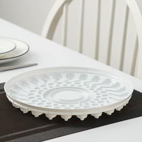 Дно для тортницы пластиковое одноразовое ПР-Т-1430, 25×13 см, внутренний 22×11.7 см, белое, 160 шт./уп