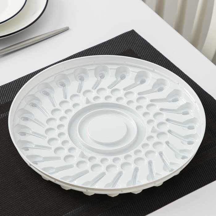 Дно для тортницы пластиковое одноразовое ПР-Т-1430, 25×13 см, внутренний 22×11.7 см, белое, 160 шт./уп