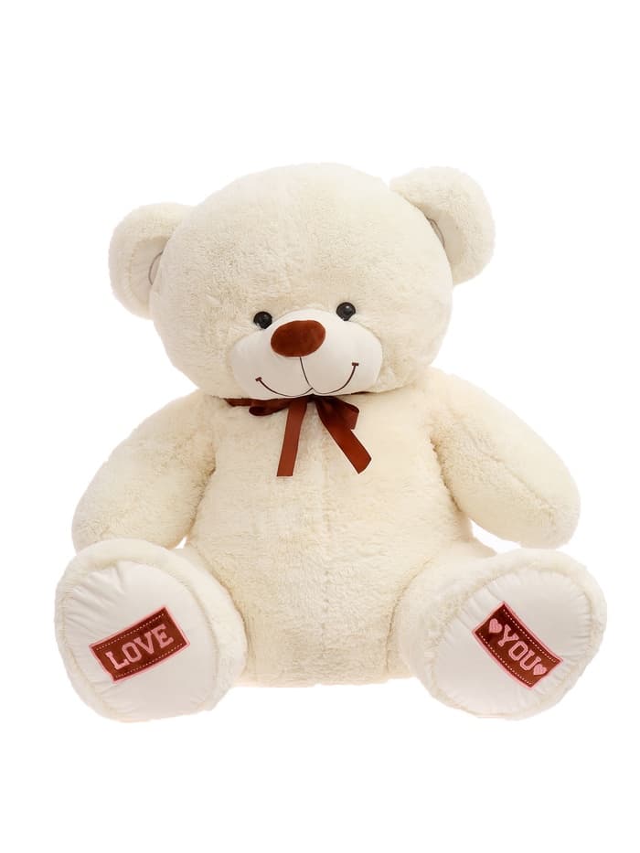 Мягкая игрушка «Медведь Амур», цвет молочный, 110 (200) см
