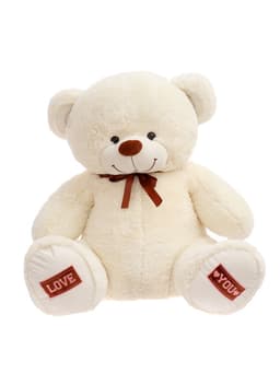 Мягкая игрушка «Медведь Амур», цвет молочный, 110 (200) см