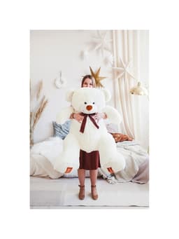 Мягкая игрушка «Медведь Амур», цвет молочный, 80 (155) см